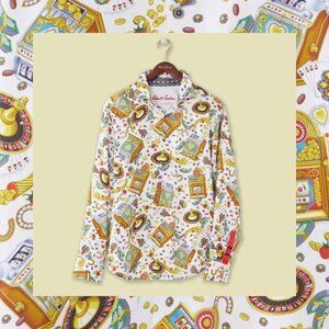 Robert Graham Limited Edition Long Sleeve Shirt -- Model: Mikey Rox